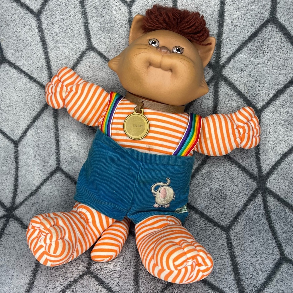 Vintage 1985 Cabbage Patch Kids Koosas Caliope Cat Doll F